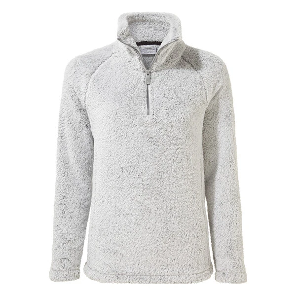 Craghoppers Women's Marla Cosy Sherpa Half-Zip Fleece Dove Grey CMA271