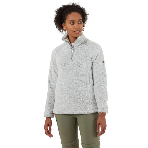 Craghoppers Women's Marla Cosy Sherpa Half-Zip Fleece Dove Grey CMA271 - Image 2