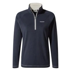Wear It Outdoors Craghoppers Women's Miska Half-Zip Fleece Blue Navy CWA265 RRP £35