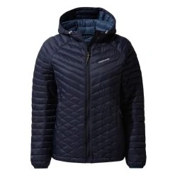 Craghoppers Women's Expolite Hooded Down-Like Navy Jacket CWN238