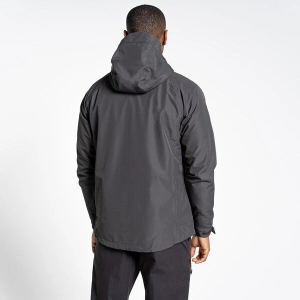 Craghoppers Men's Orion Waterproof Jacket Black Pepper - Image 2