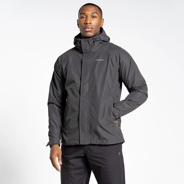 Craghoppers Men's Orion Waterproof Jacket Black Pepper