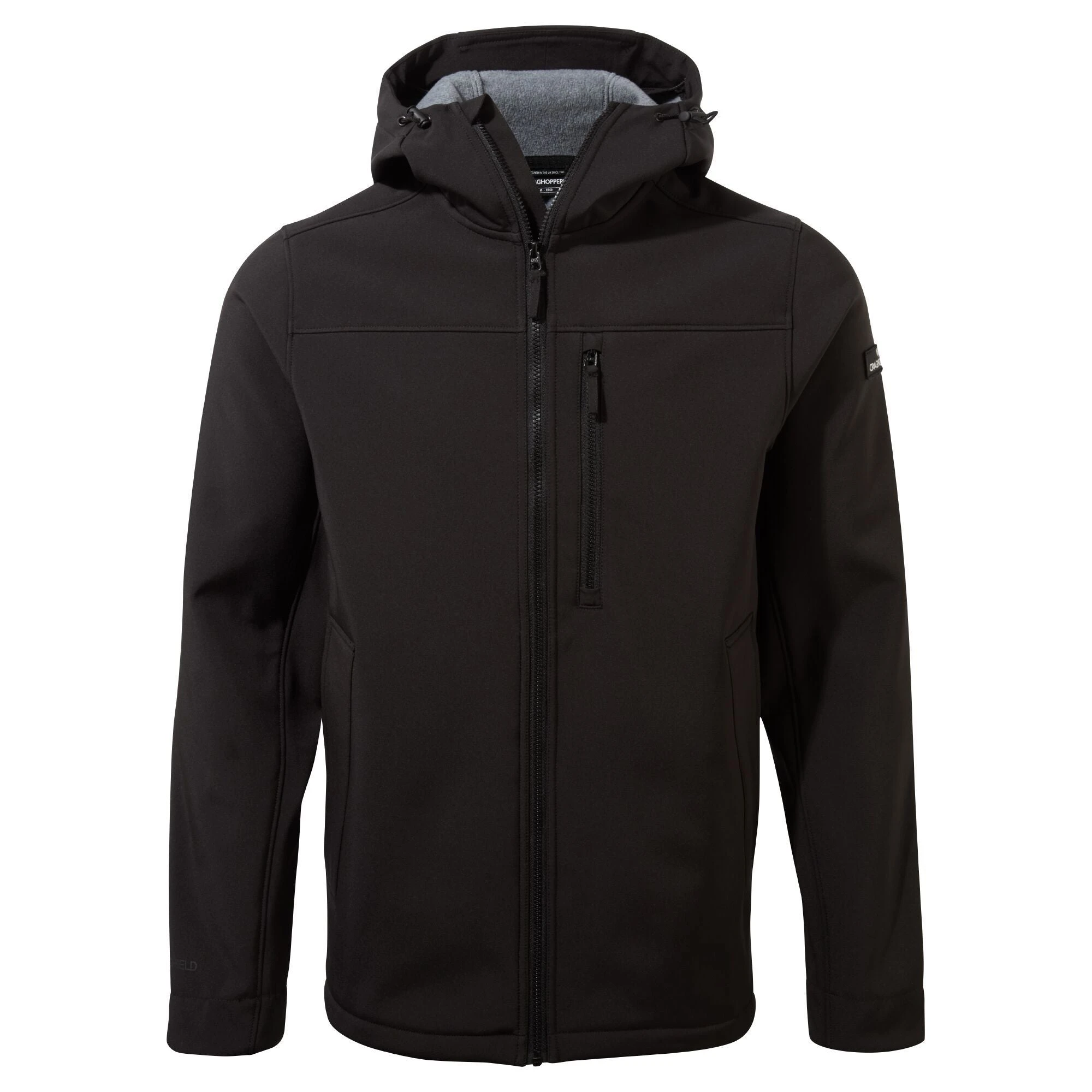 Craghoppers Men's Oswin Hooded Lined Softshell Black