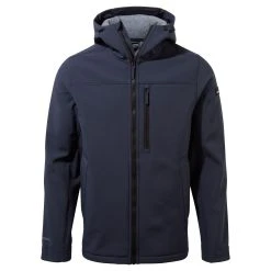 Craghoppers Men's Oswin Hooded Lined Softshell Blue Navy