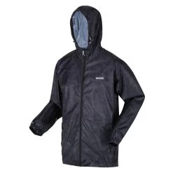 Regatta Men's Pack-It Jacket Black Camo