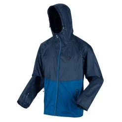 Regatta Men's Pack-It Pro Waterproof Jacket | Moonlight Denim Imperial Blue
