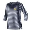 Regatta Women's Polina Printed Long Sleeved T-Shirt Navy White Stripe