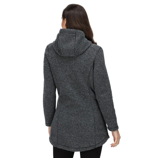 Regatta Women's Radhiyah Longline Heavyweight Hoodie Rhino - Image 3