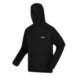 Regatta Men's Bawdon Ribbed Effect Hoodie Black