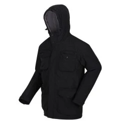 Regatta Men's Ronan Insulated Waterproof Jacket Black RMP307