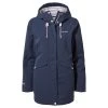 Craghoppers Women's Salia Long Waterproof Navy Jacket RRP £120 CWW1176