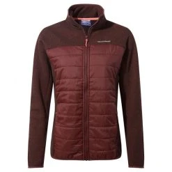 Craghoppers Women's Shanice Hybrid Jacket Deep Garnet SCW026