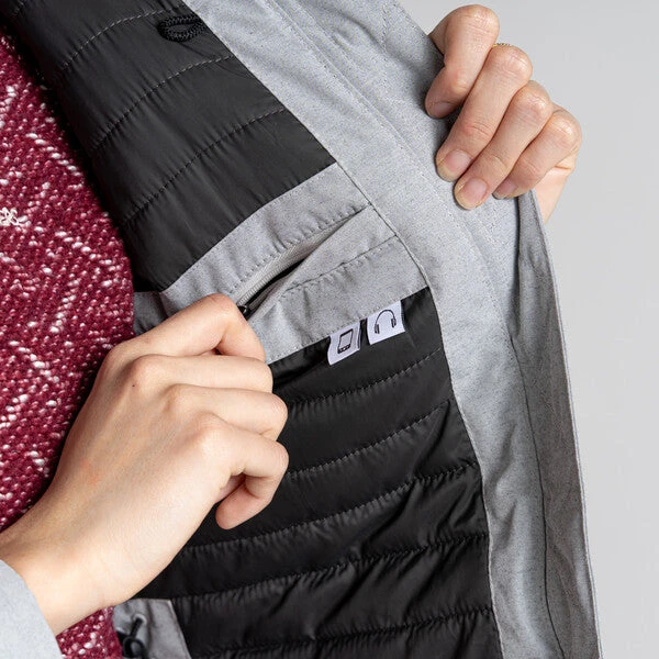 Craghoppers Women's Shayla Insulated Jacket | Silver Cloud - Image 3