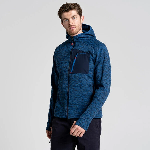 Craghoppers Men's Tarbert Hooded Jacket | Picotee Blue CMA1339 - Image 2