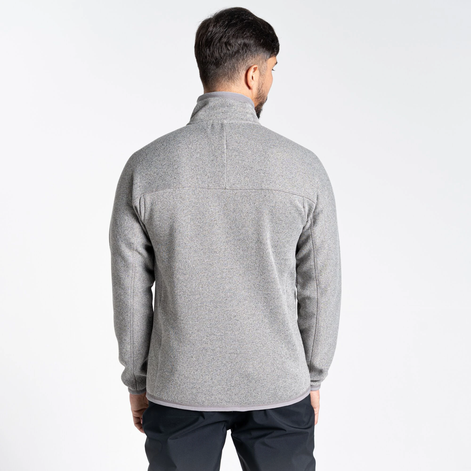 Craghoppers Men's Torney Half Zip Soft Grey Marl - Image 3