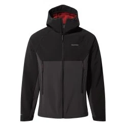 Craghoppers Men's Trent Weatherproof Softshell Jacket Black CML073 RRP £80