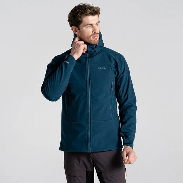 Craghoppers Men's Tripp Hooded Softshell Dark Aegean - Image 2