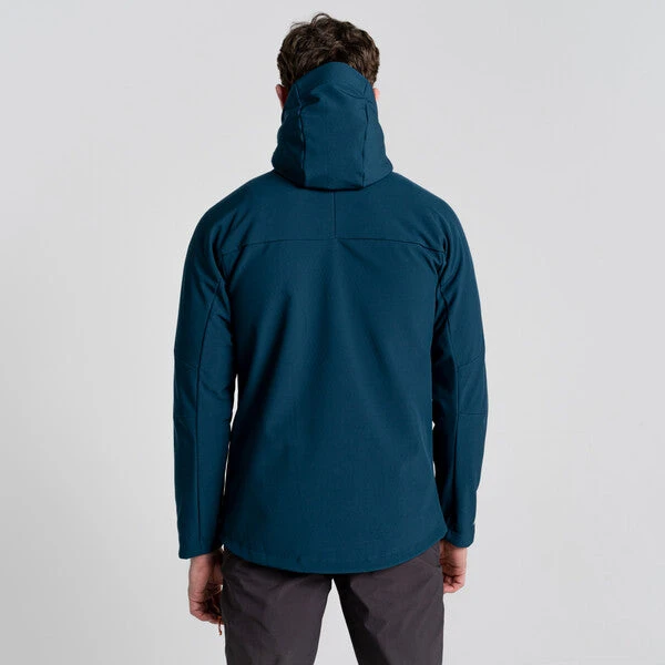 Craghoppers Men's Tripp Hooded Softshell Dark Aegean - Image 3