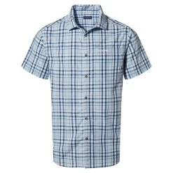 Craghoppers Vernon Short Sleeved Shirt Harbour Blue Check