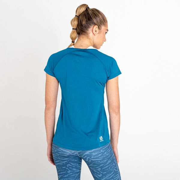 Dare2B Dare 2b Women's Vigilant T-Shirt Capri Blue - Image 2