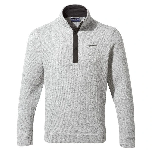 Craghoppers Men's Willis Overhead Fleece Soft Grey Marl