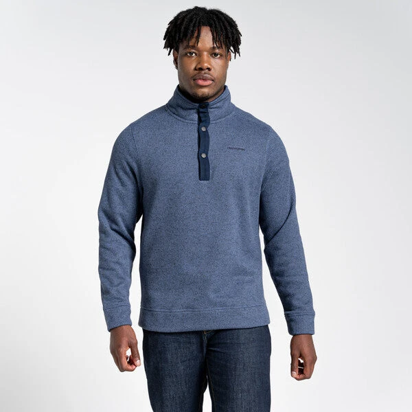 Craghoppers Men's Willis Overhead Fleece Salton Blue - Image 2