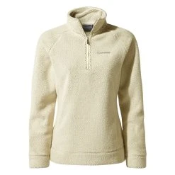 Craghoppers Women's Ambra Half Zip Fleece Ecru