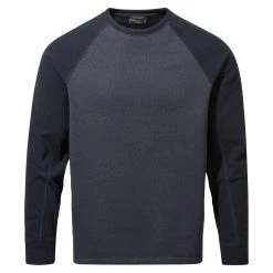 Craghoppers Men's Barker Jumper Steel Blue Marl RRP £35 CMA1283