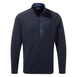 Craghoppers Men's Bronto Half Zip CMA1285 RRP £45 Blue Navy Marl