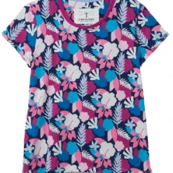Lighthouse Women's Causeway Tee Navy Abstract Floral