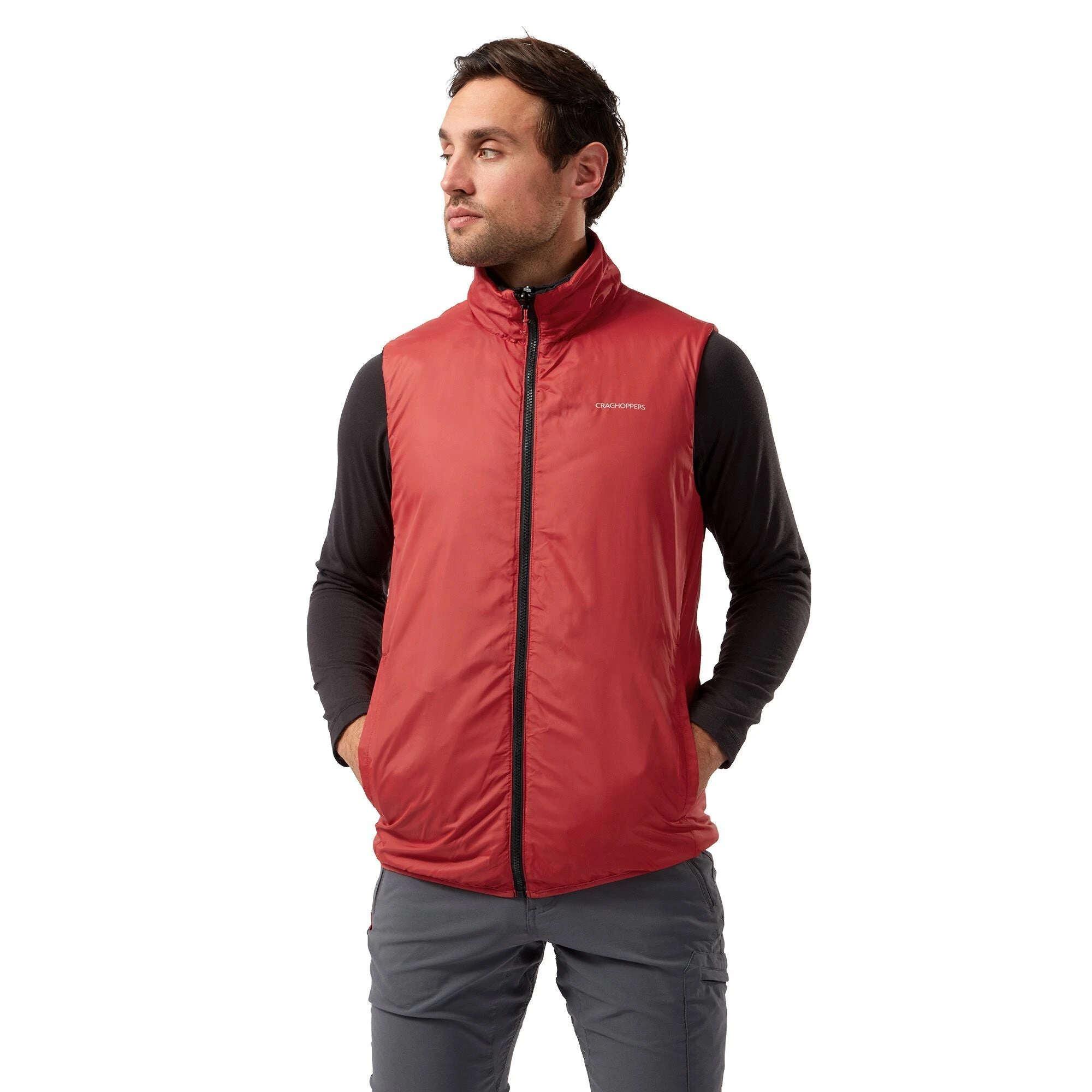 Craghoppers Men's Compresslite Vest Black/Red CMB812 RRP £60 - Image 3