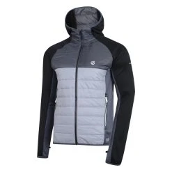 Dare2B Dare 2b Men's Coordinate Hybrid Jacket Black/Grey RRP £100 DMN360