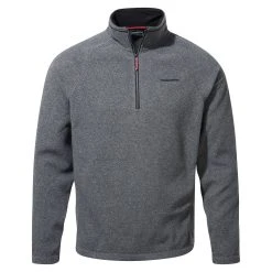 Craghoppers Men's Corey VI Half Zip Black Pepper Marl CMA1287 RRP £40