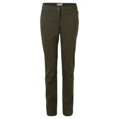 Craghoppers Women's Kiwi Pro II Active Stretch Recycled Trousers CWJ1280 Khaki