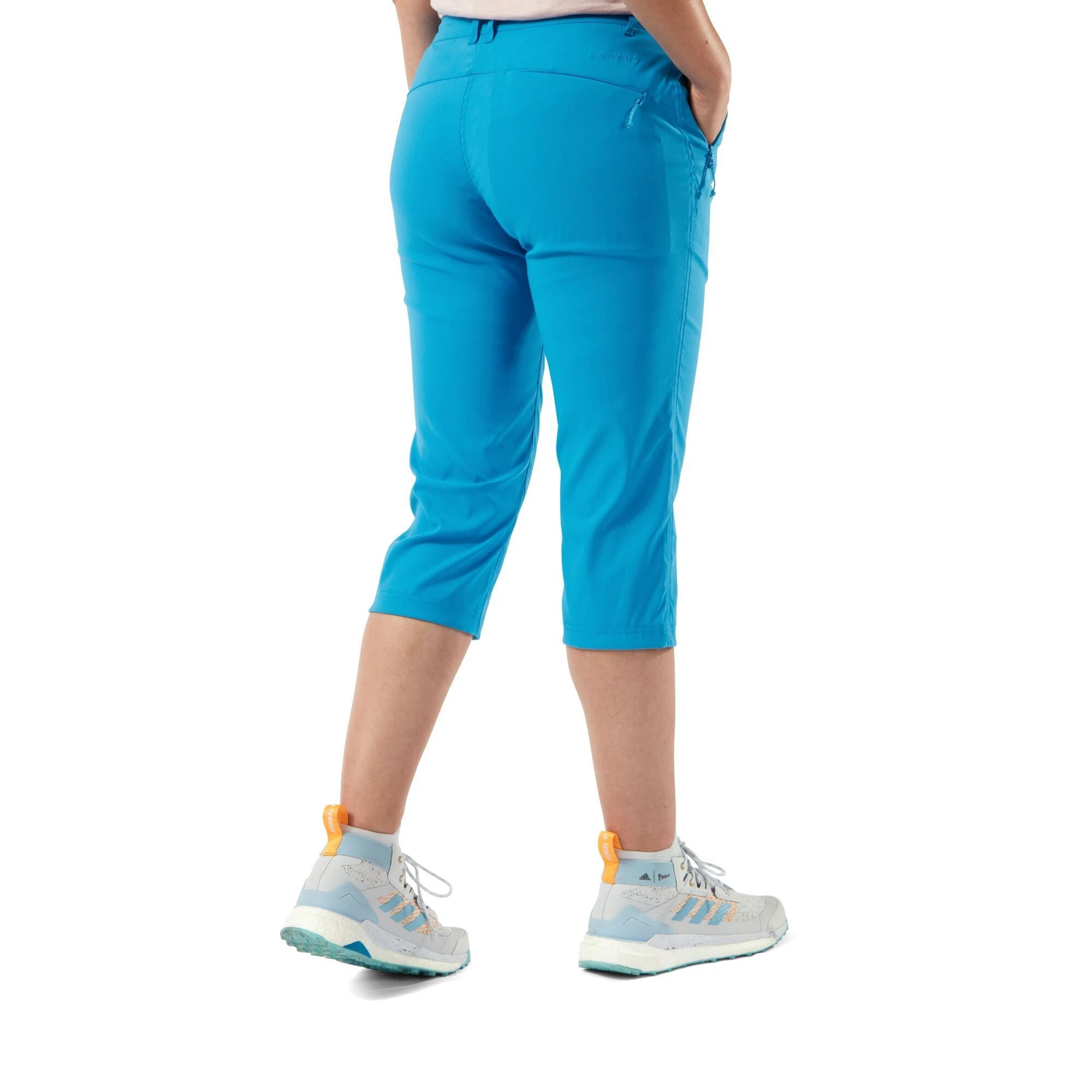 Craghoppers Women's Kiwi Pro Crop 3/4 Length Trousers Med Blue RRP £45 - Image 2