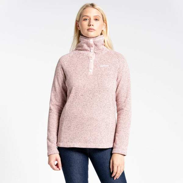 Craghoppers Women's Daphne Overhead Fleece Pink Clay - Image 2