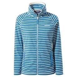 Craghoppers Women's Ella Fleece Jacket Blue Yale Blue Stripe