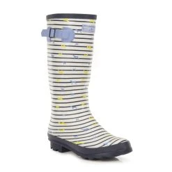 Regatta Women's Fairweather II Wellies White Breeze Stripe