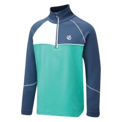 Dare2B Dare 2b Boy's Formate Half Zip Midlayer Base Layer Denim/Ceramic