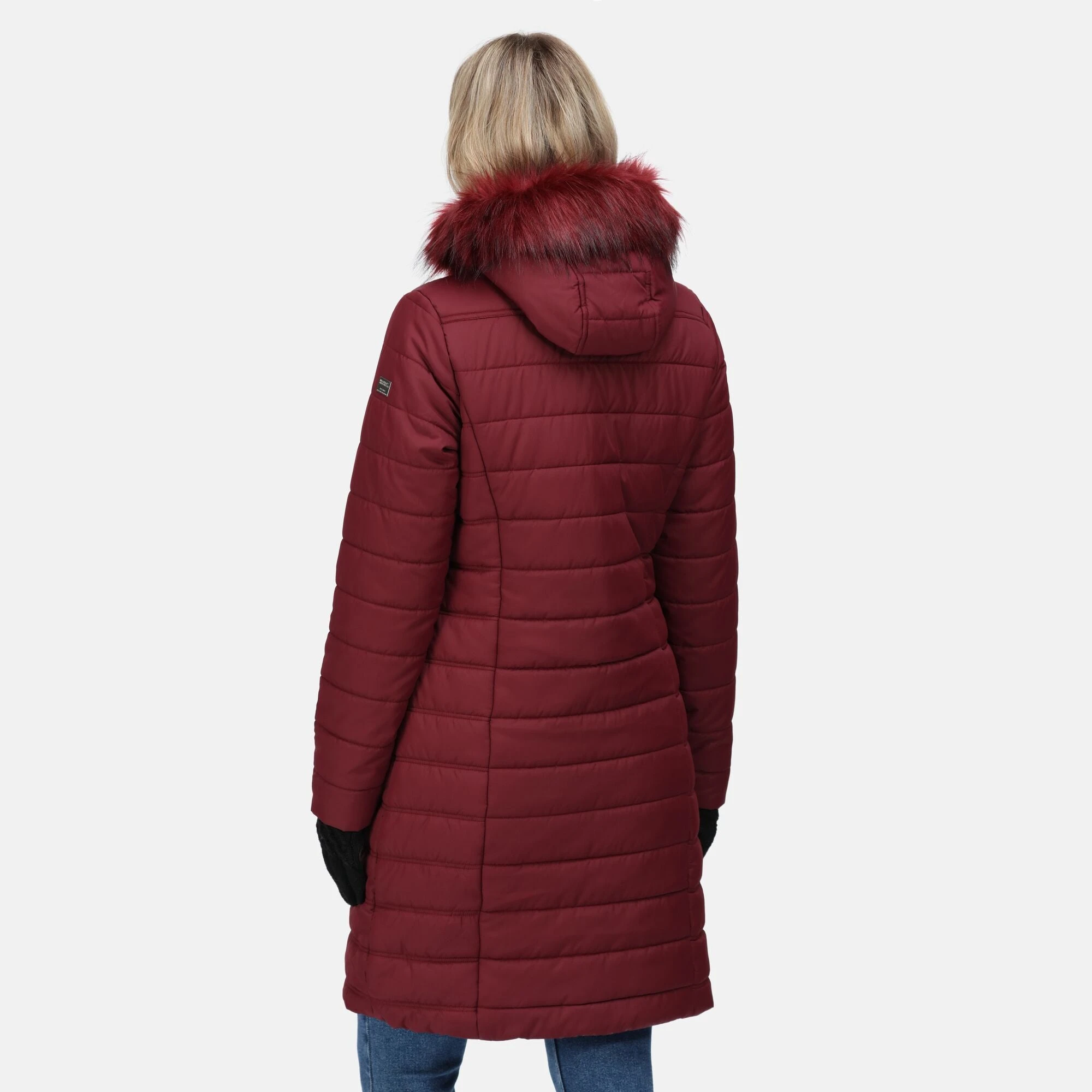 Regatta Women's Fritha Insulated Parka Claret - Image 3