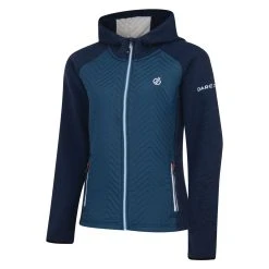 Dare2B Dare 2B Women's Glorious Full Zip Hybrid Jacket Blue DWA396 RRP £70