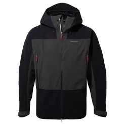 Craghoppers Men's Gryffin Waterproof Jacket Black/ Black Pepper CMW790 RRP £100