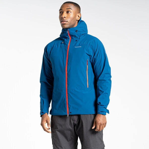 Craghoppers Men's Gryffin Waterproof Jacket Poseidon Blue CMW790 - Image 2