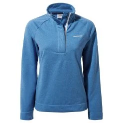 Craghoppers Women's Helena Half Zip CWA283 Mediterranean Blue RRP £40