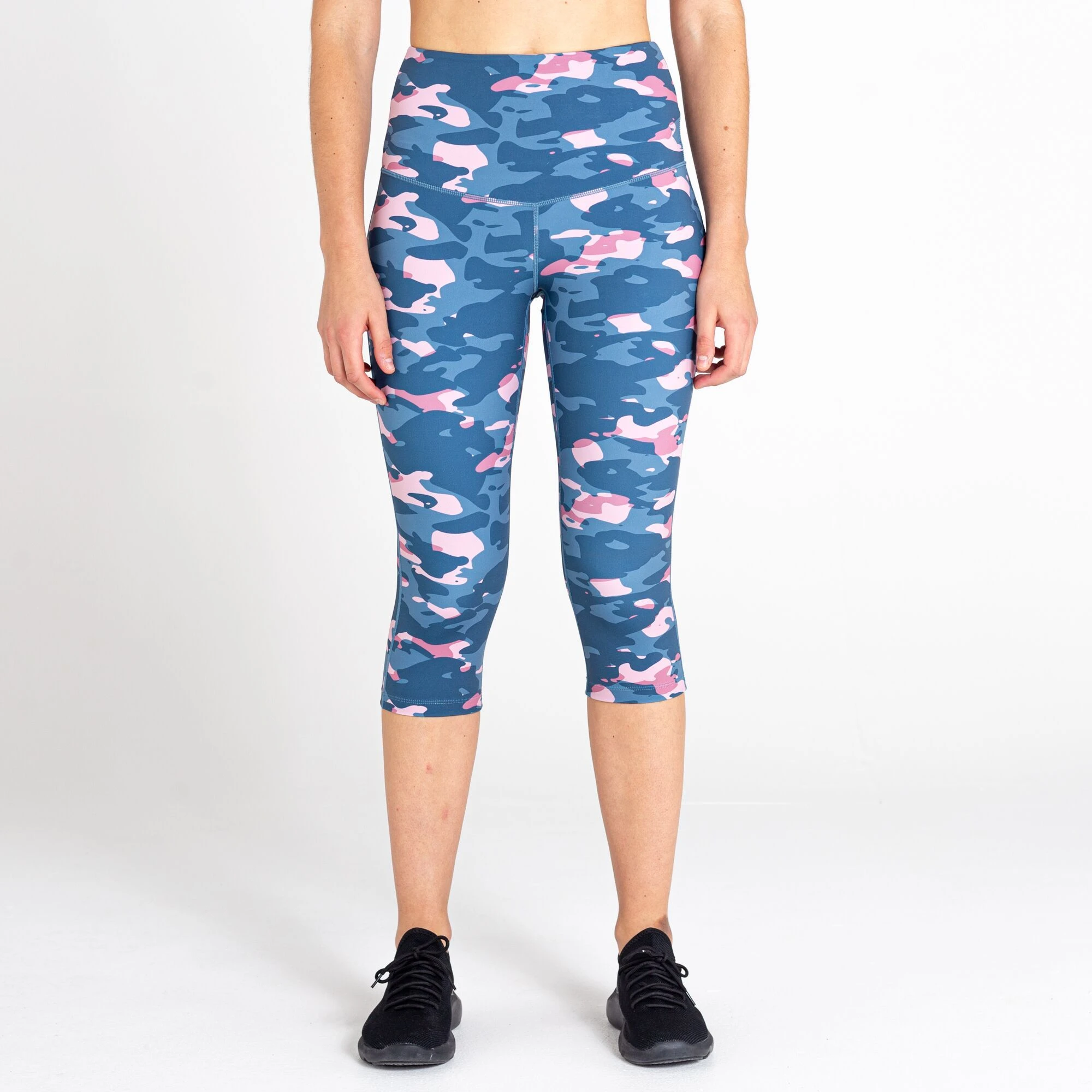 Dare2B Dare 2b Women's Influential 3/4 Length Leggings Powder Pink Camo - Image 2