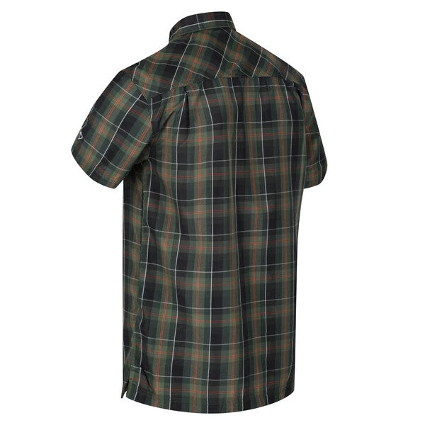 Regatta Men's Kalambo V Short Sleeve Shirt Deep Forest - Image 3