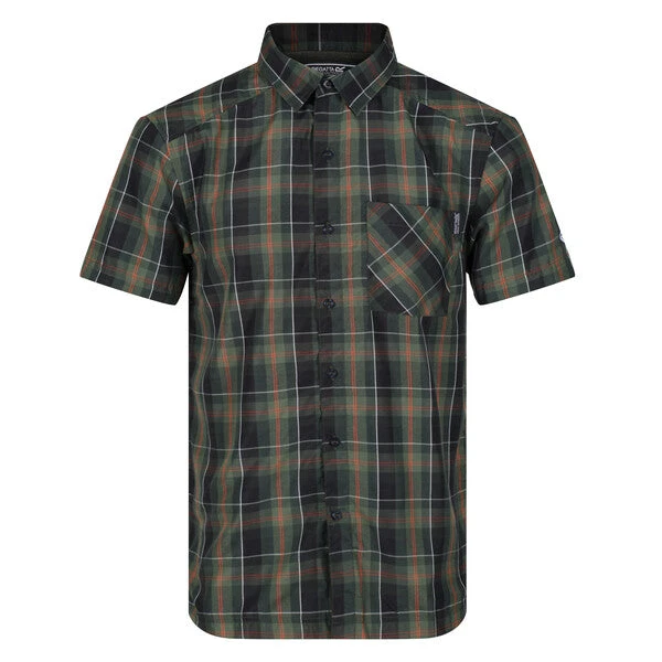 Regatta Men's Kalambo V Short Sleeve Shirt Deep Forest