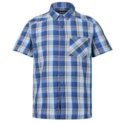 Regatta Men's Kalambo V Short Sleeve Shirt Nautical Blue