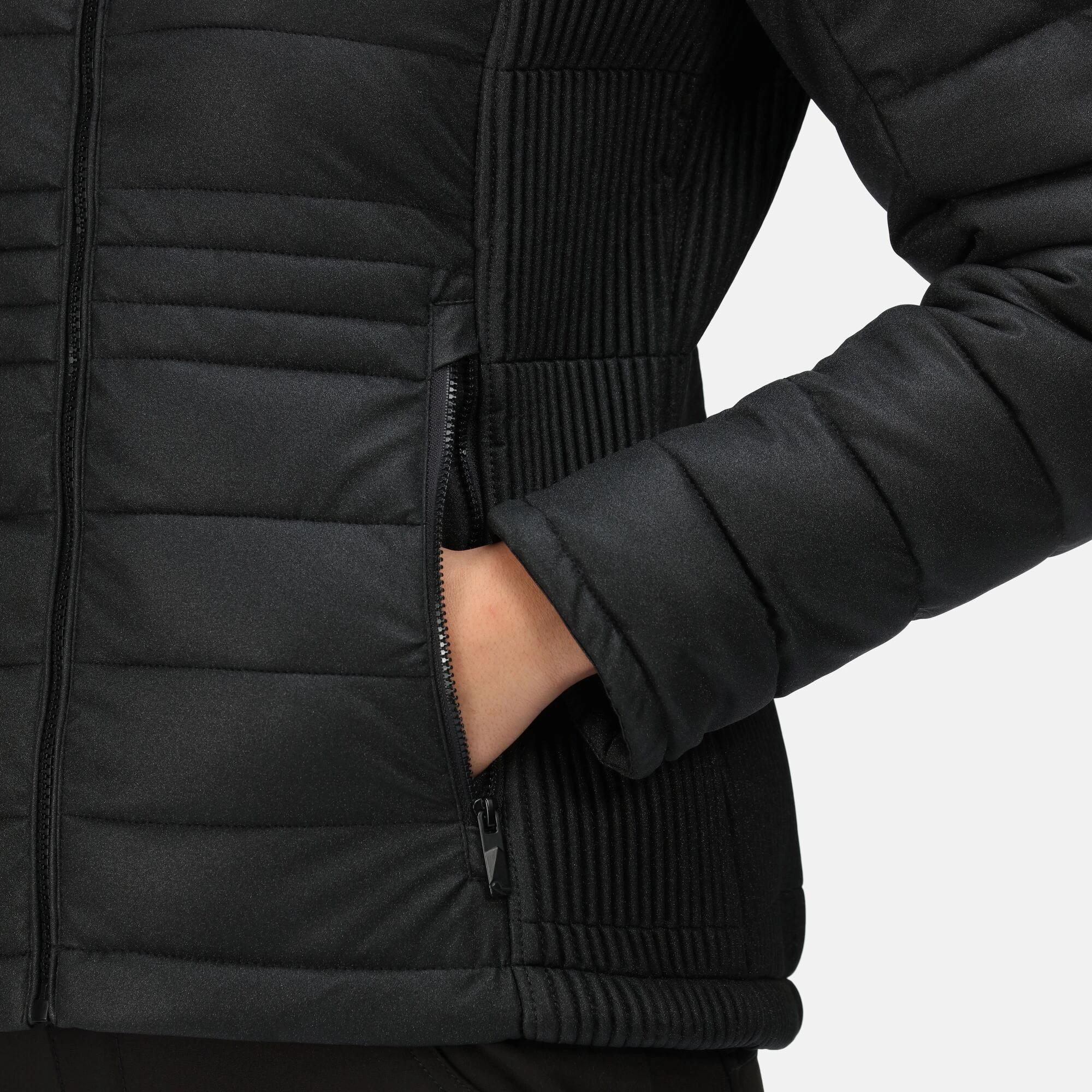 Regatta Women's Keava Insulated Quilted Jacket Black Glitter - Image 4