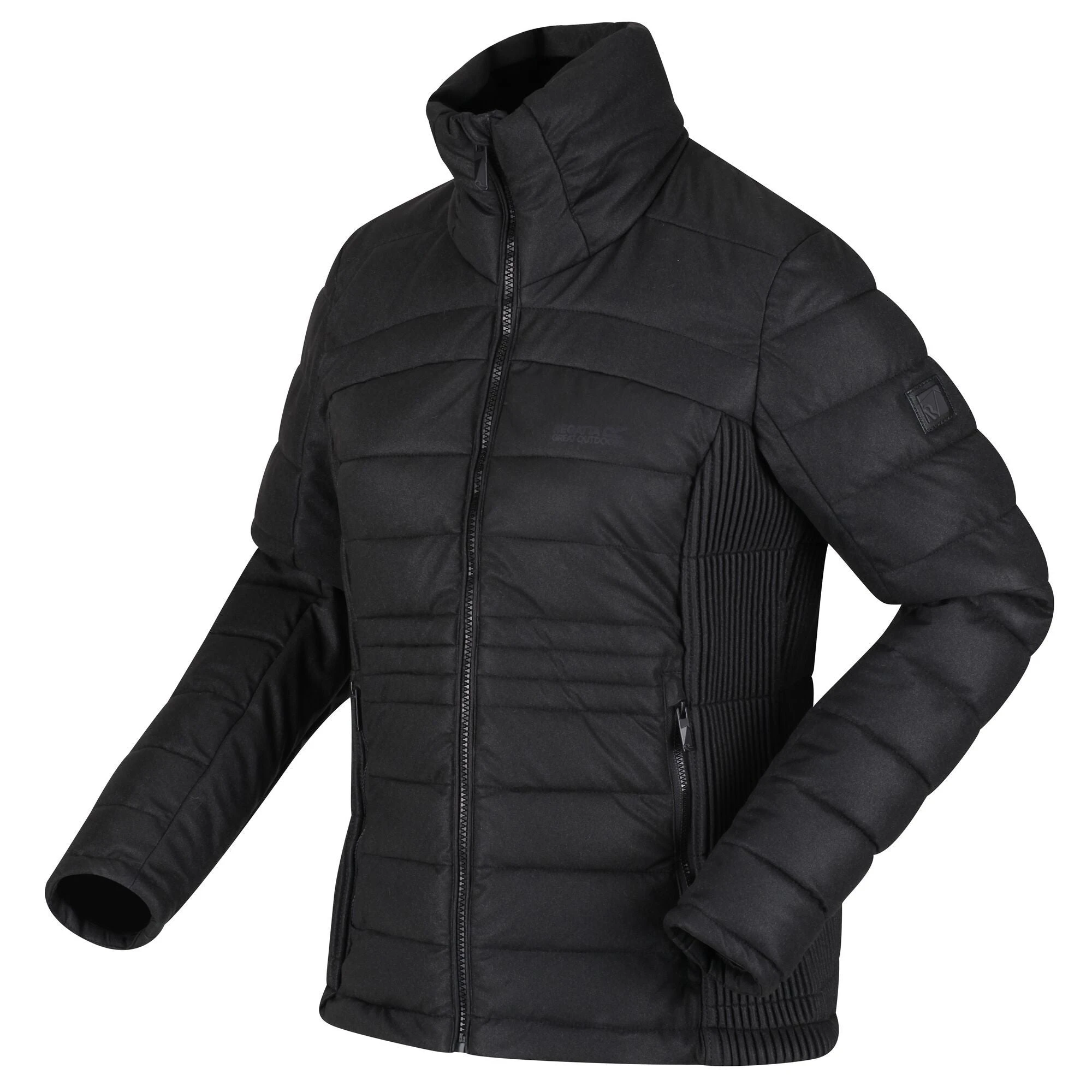 Regatta Women's Keava Insulated Quilted Jacket Black Glitter